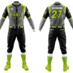 Custom Gray Baseball Uniform