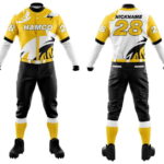 Custom Yellow & Black Baseball Uniform