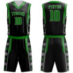 Custom Black Basketball Uniform