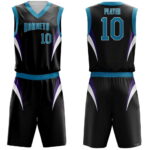 Custom Black Basketball Uniform