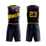 Custom Black Basketball Uniform