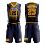 Custom Black Basketball Uniform