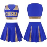 Custom Blue Cheerleading Uniform