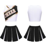 Custom White Cheerleading Uniform