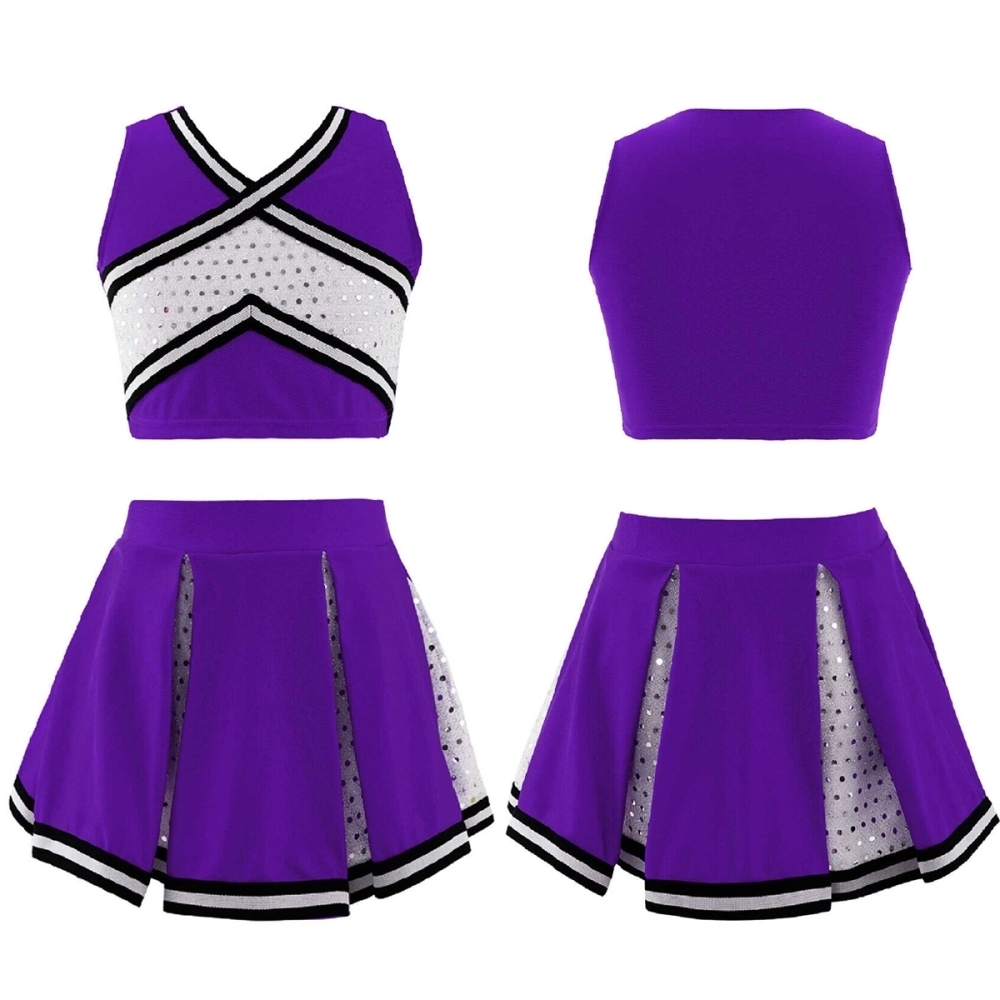 Cheerleading-Uniform-8.jpg Custom Purple Cheerleading Uniform - Image 1