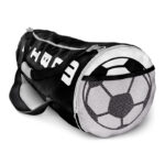 Custom Black & White Duffle Bag