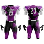 Custom Purple & Black Football Uniform