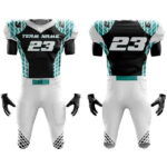 Custom Black Football Uniform