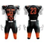 Custom Red & Black Football Uniform