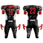 Custom Red & Black Football Uniform