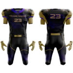 Custom Black Football Uniform