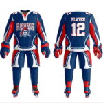 Custom Blue Ice Hockey Uniform