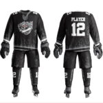 Custom Black Ice Hockey Uniform