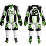 Custom Green Ice Hockey Uniform