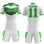 Custom Green Soccer Uniform