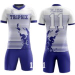 Custom Blue Soccer Uniform