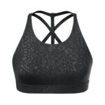 Custom Black Sports Bra